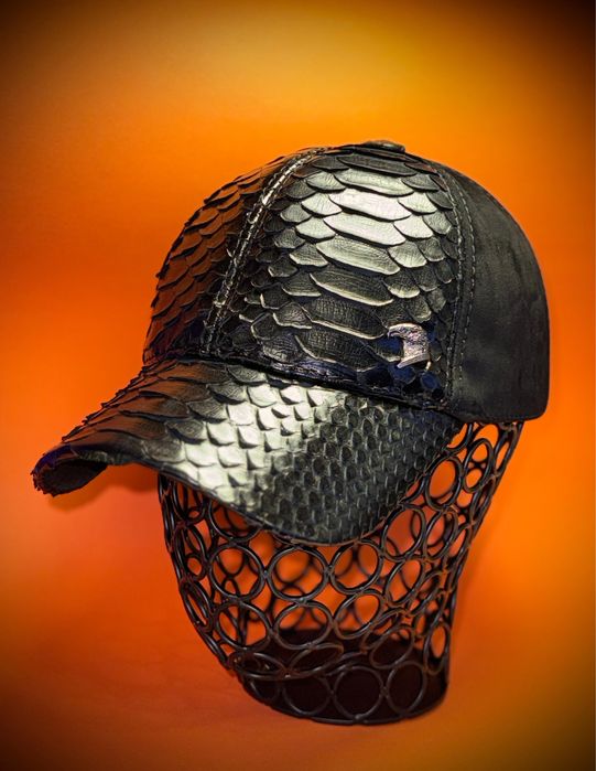 Кепка Stefano Ricci из кожи питона мужская