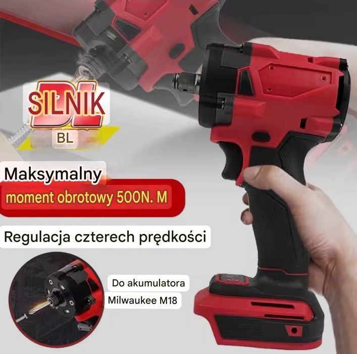 Klucz udarowy na bat milwaukee