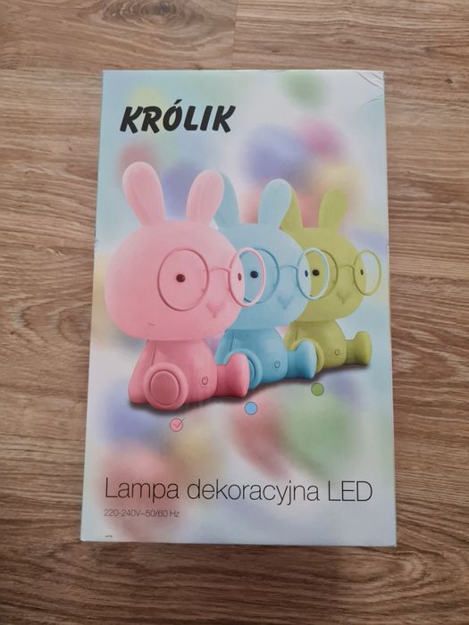 Nowa lampka led dekoracyjna królik