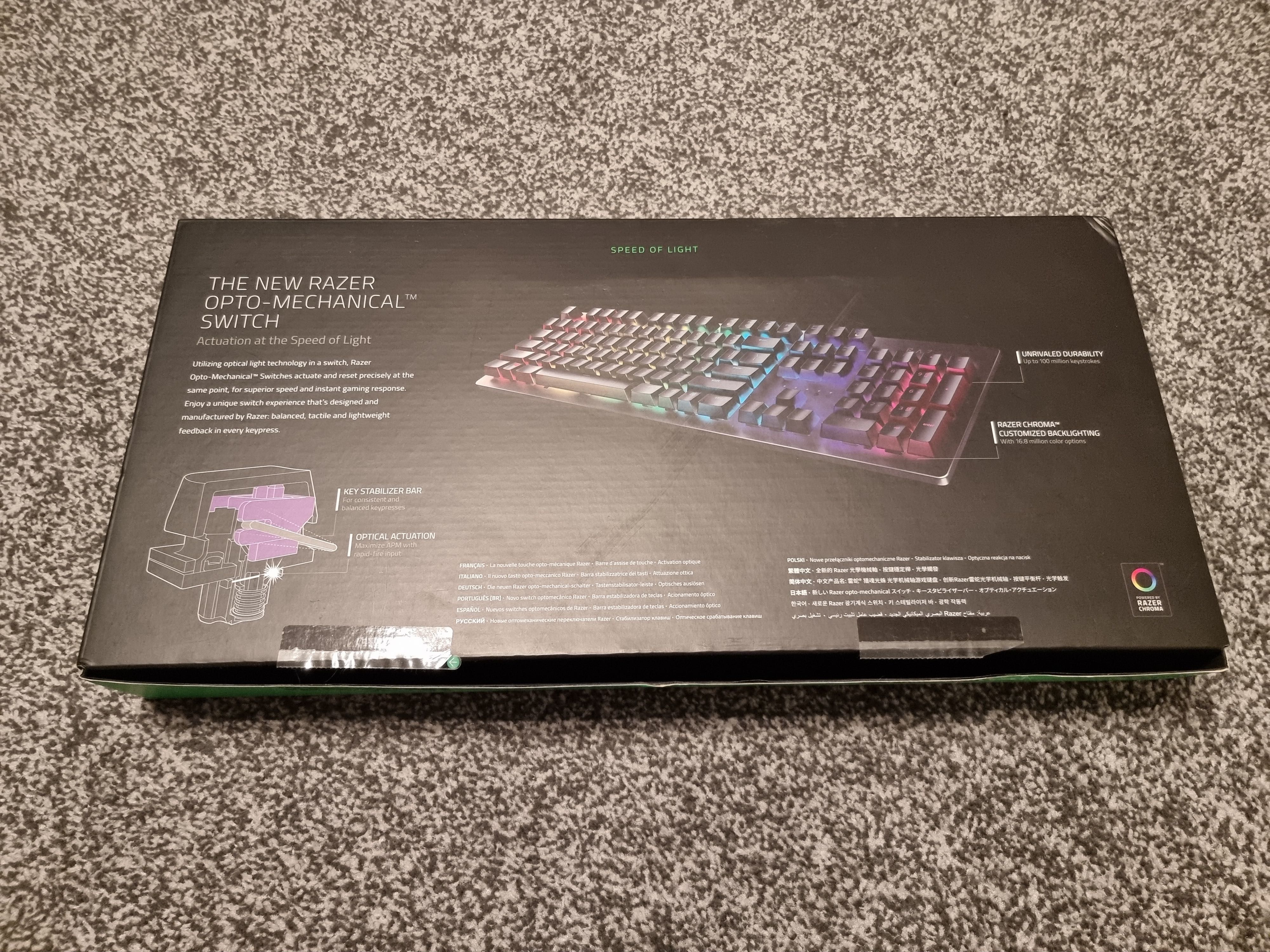 Klawiatura RGB Razer Huntsman Clicky Optical Switch