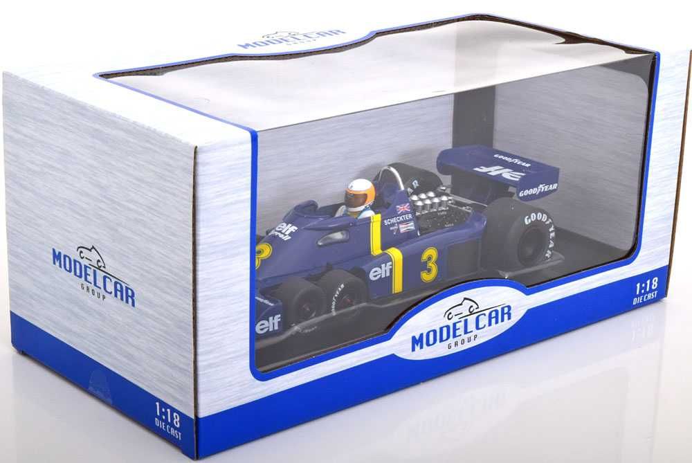 1:18 MCG Tyrrell P34-2 #3 Winner Sweden GP F1 1976 Jody Scheckter