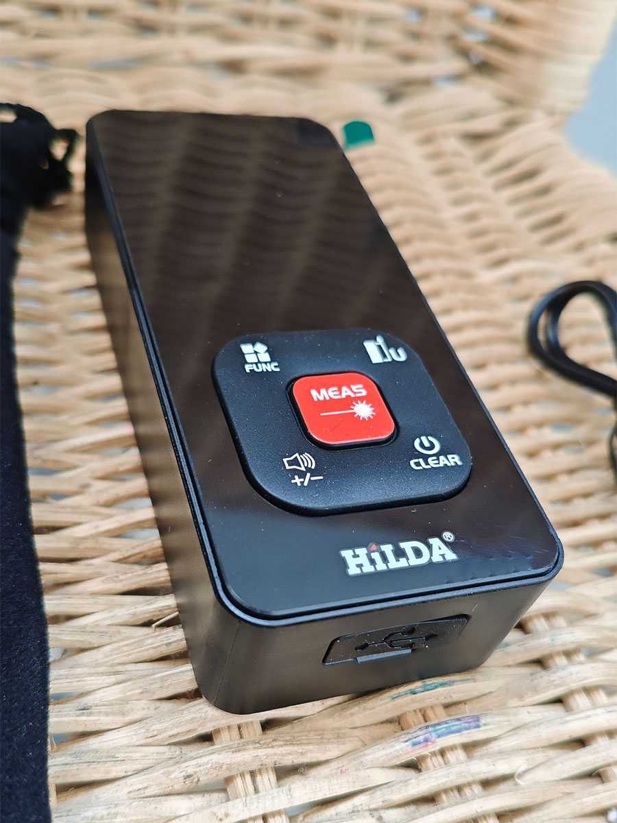 Лазерний далекомір HILDA LDM E50 CJ390 50 м, на акумуляторі
