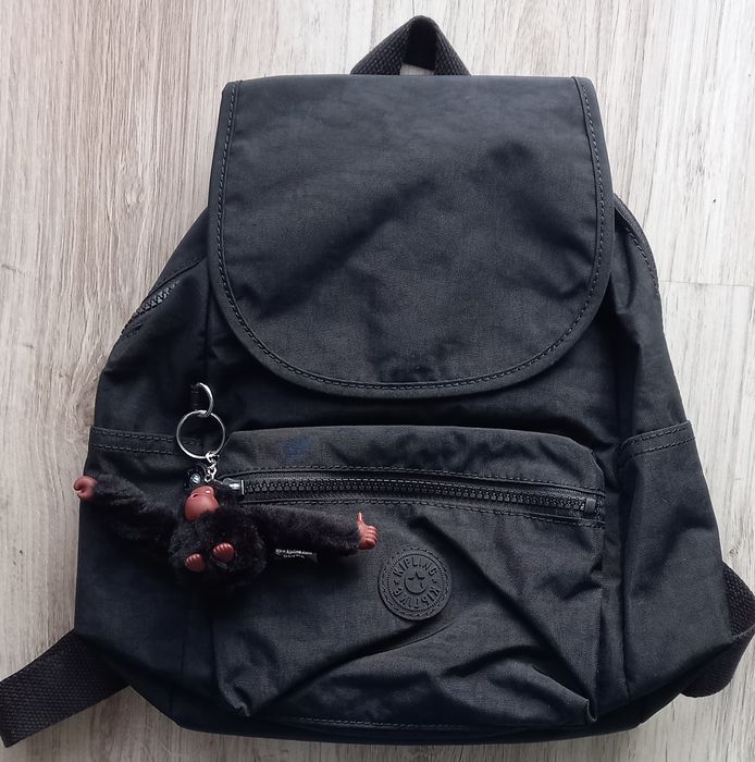 Kipling czarny plecak mały