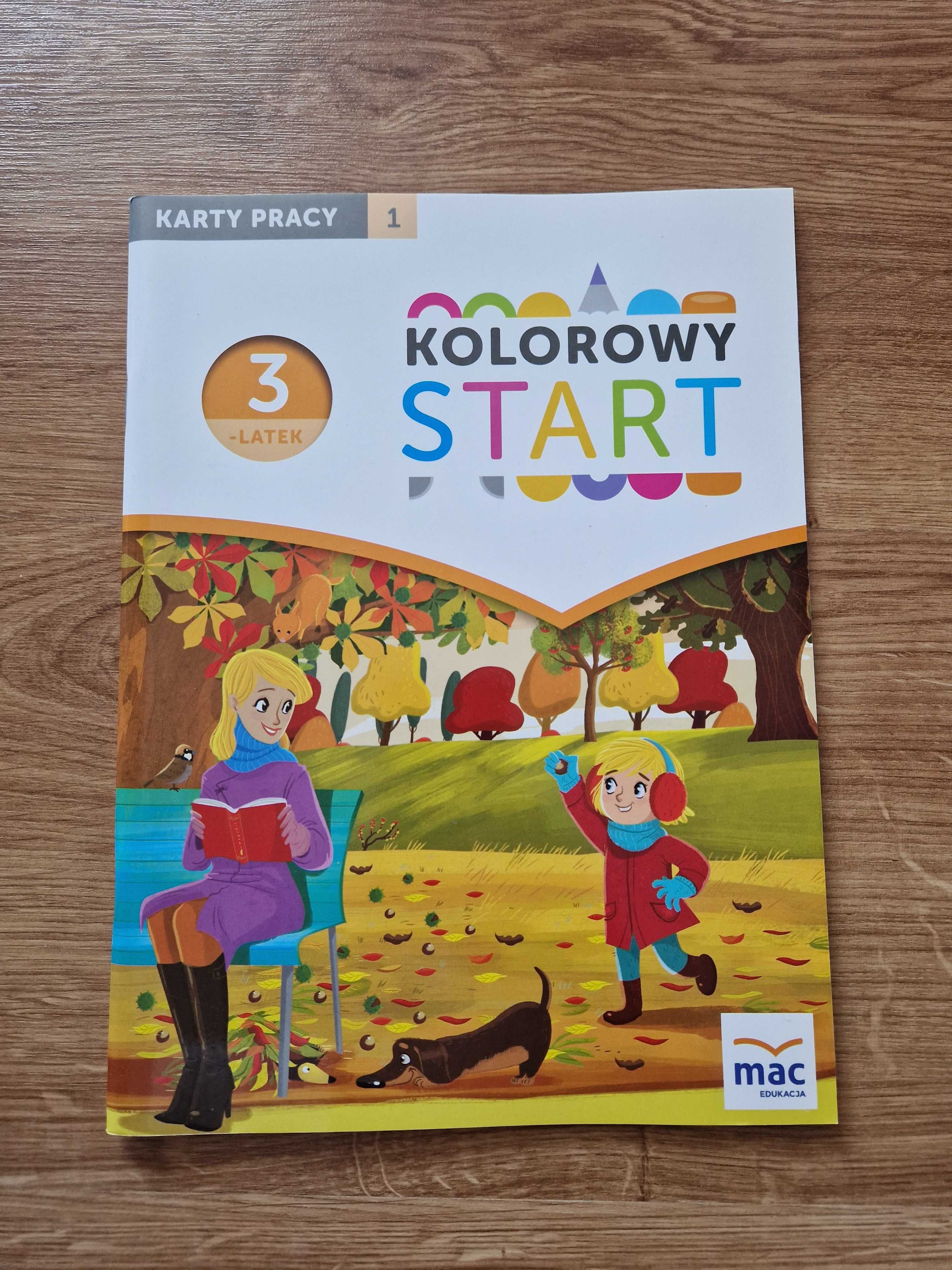 Kolorowy start cz.1 - 3 latek wyd MAC