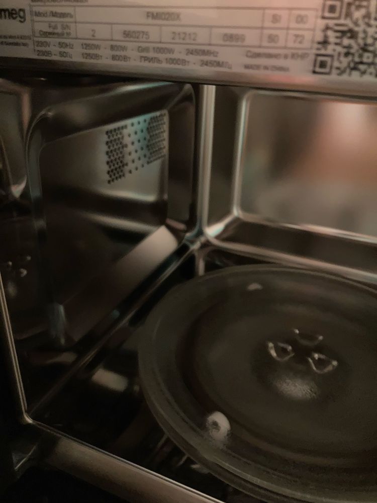 Microondas encastre Smeg Novo com grill Inox,20L  - FMI020X