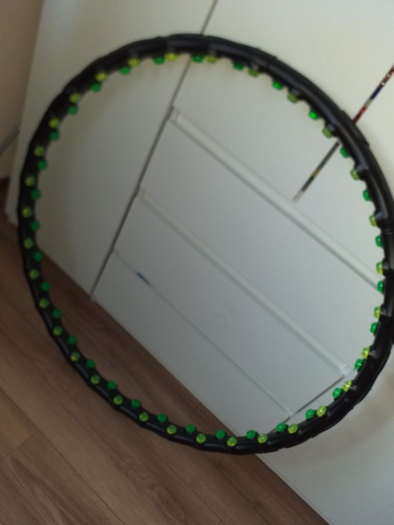 Hula hop z wypustkami, kulkami, 98cm