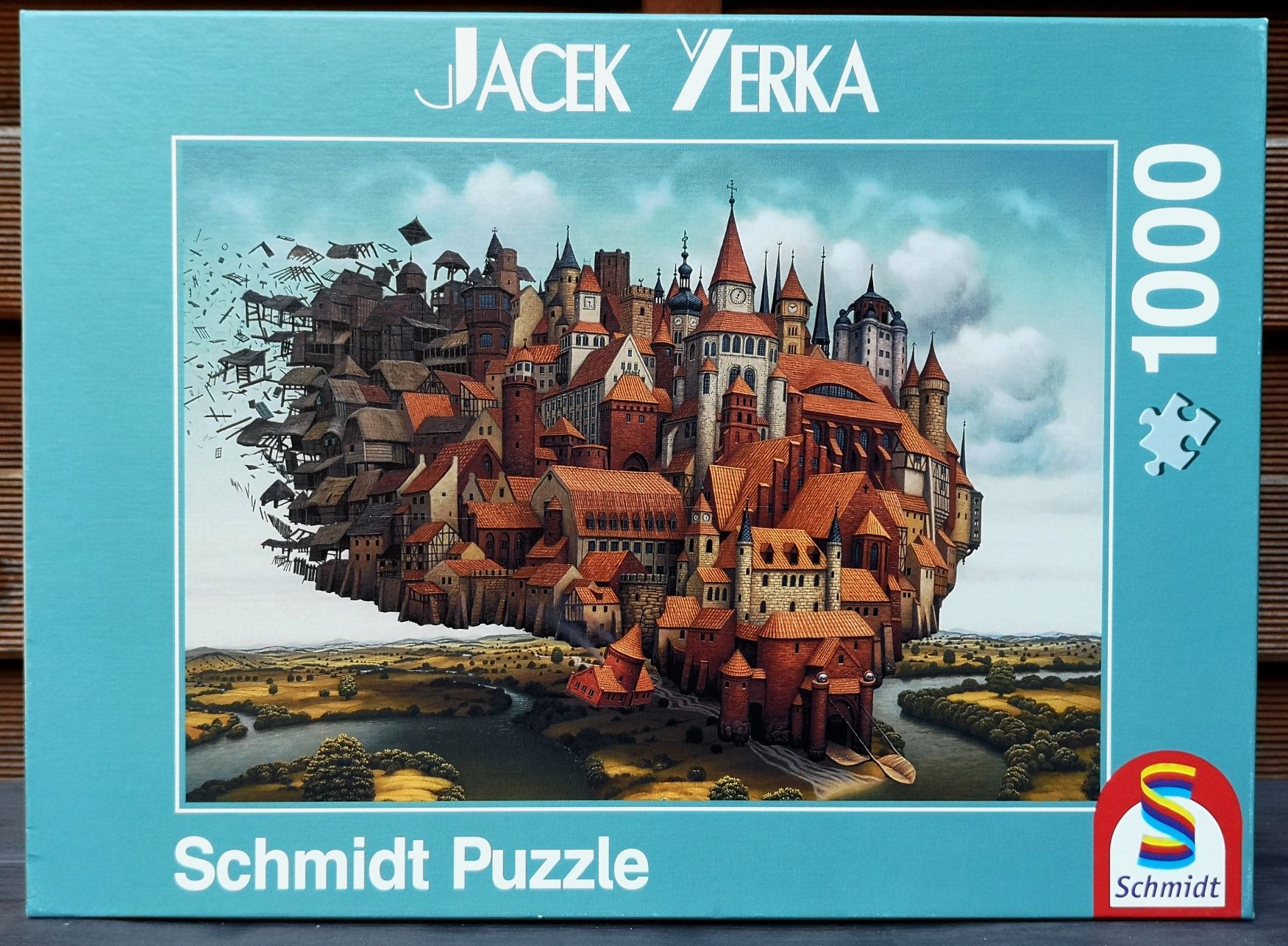 Puzzle 1000 Schmidt Jacek Yerka A City on the Wing