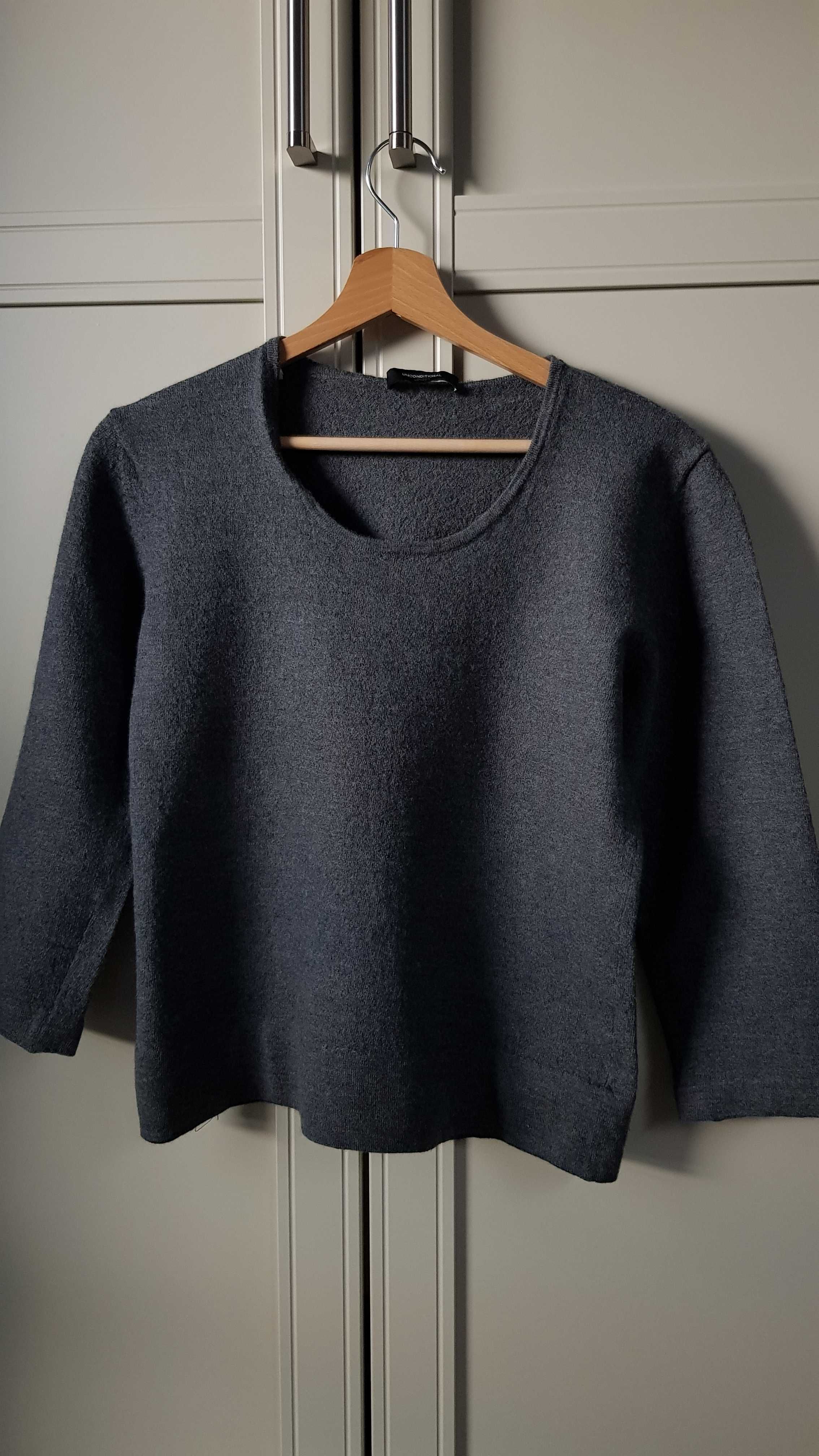 Ciemnoszary sweter Unconditional London