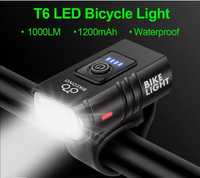 Велосипедний ліхтар передній Bike Light T6 USB