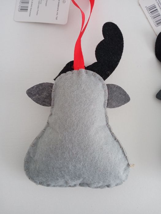 Ozdoby choinkowe z filcu renifer 2 sztuki