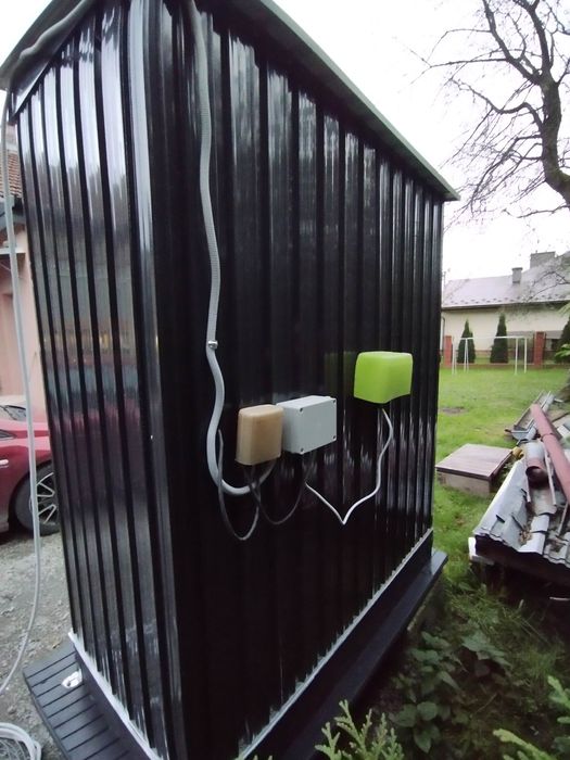 Toaleta Łazienka WC z prysznicem na budowę