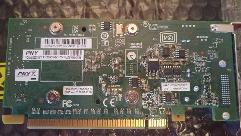 Nvidia NVS 300 512 DDR3 PCIe x16 DMS59