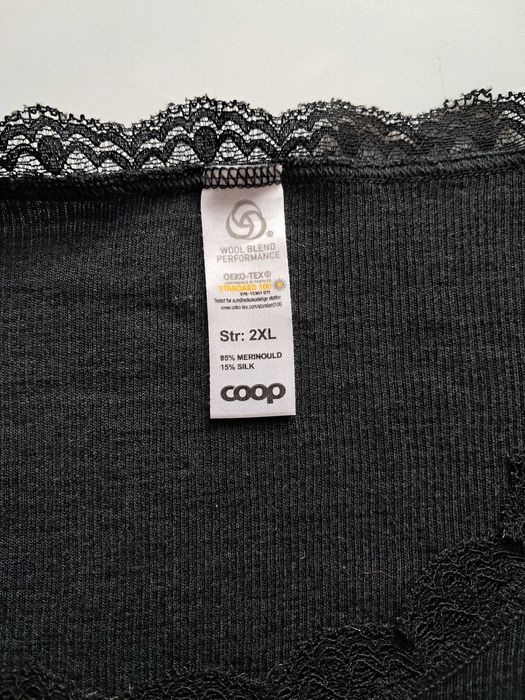 Koszulka na długi rękaw Coop, merino wool, jedwab, wełniana r. XL/2XL