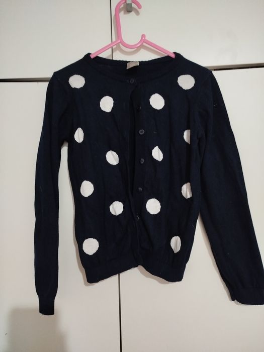 Sweterek w kropki 128cmap