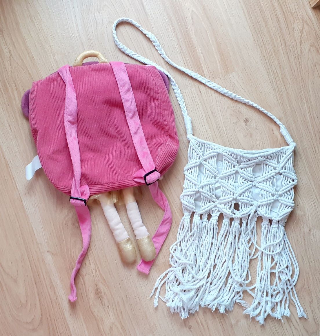 Plecak ebulobo i torebeczka hand made