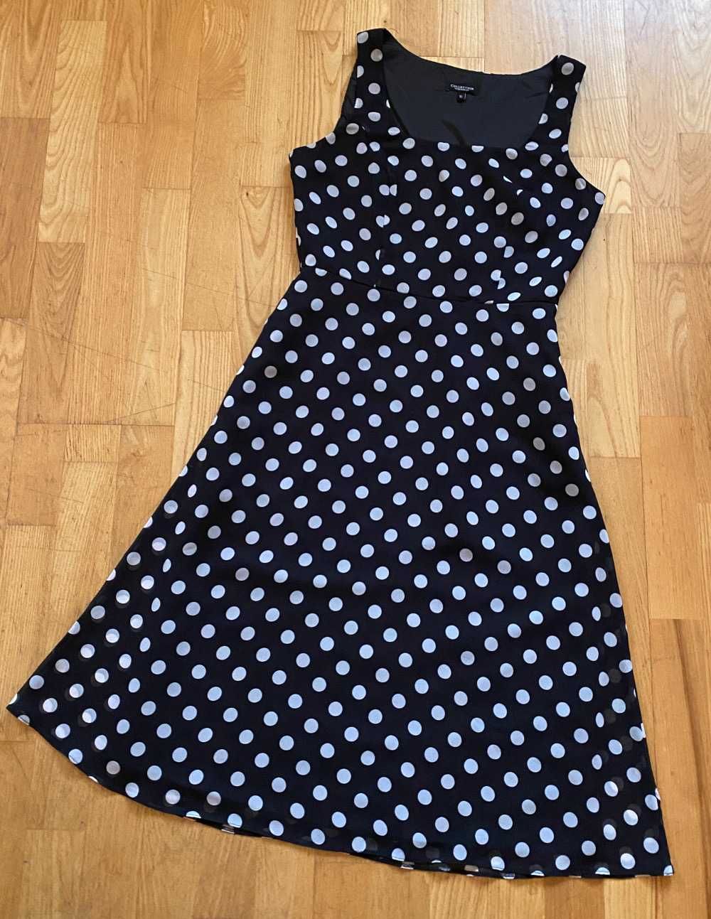 Sukienka lato vintage grochy roz.10 (38)