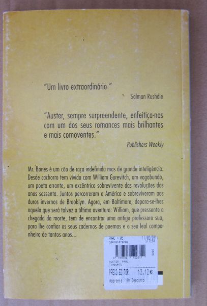 PAUL AUSTER - Livros