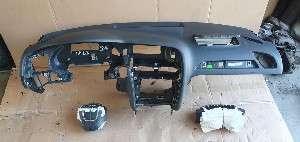 Konsola poduszki pasy AIRBAG zestaw do regeneracji Audi A4 B8