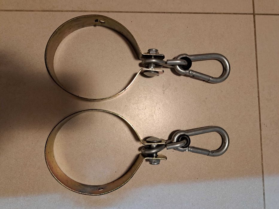 Obejma ø 120 mm okrągła do huśtawki z karabińczykiem (2 szt.)