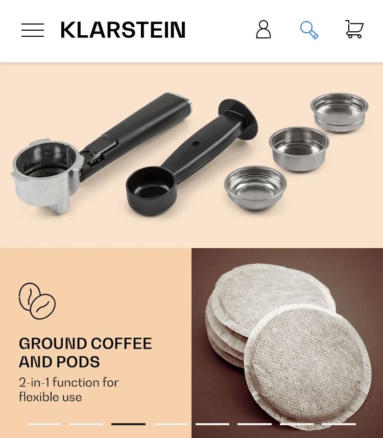 Кофемашина klarstein