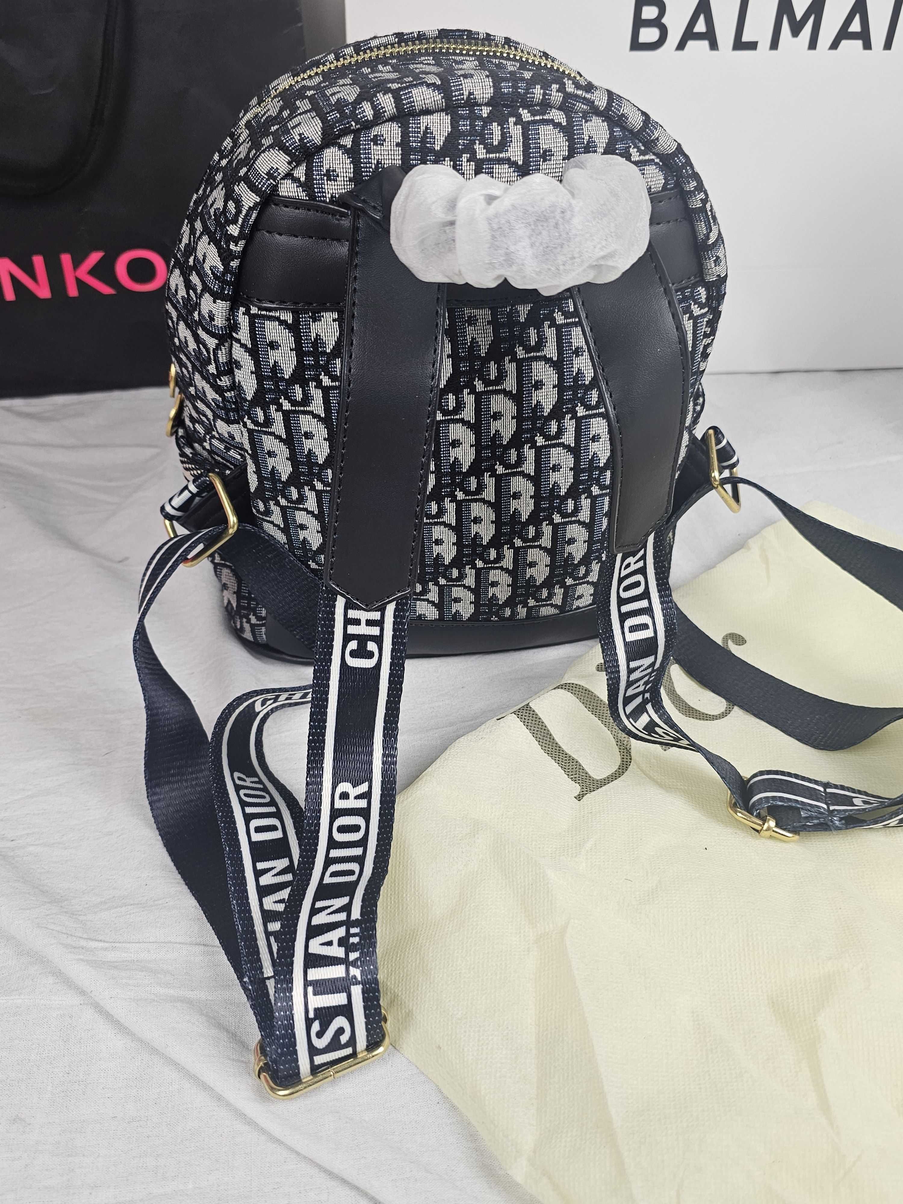 Torba plecak Christian Dior nowość monogram plecaczek mini nowość