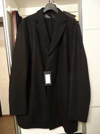 Płaszcz męski BYTOM -nowy czarny-75 % wełna