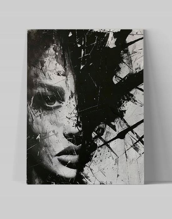 Obraz na płótnie Kobieta sztuka nowoczesna do domu pokoju salonu 45x60