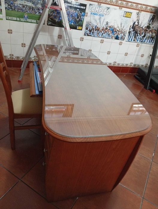 Secretaria de escritório marca ARC pinho maciço