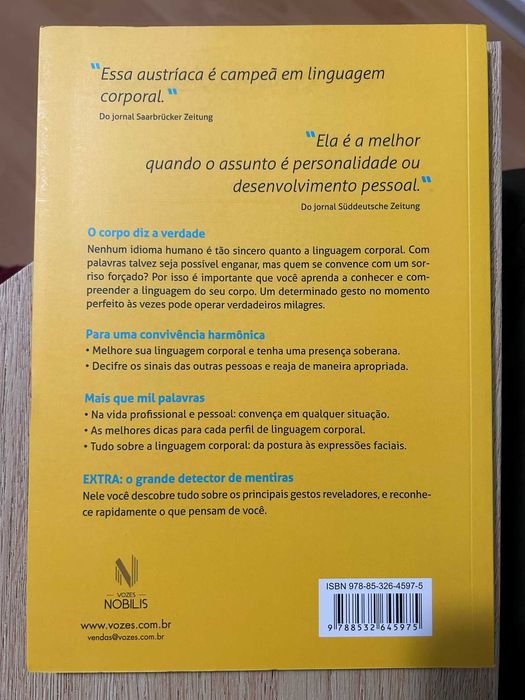 Livro O corpo Fala Ilustrado - 3ª Edição