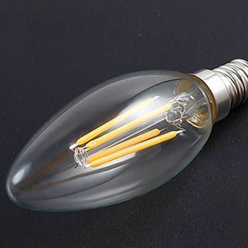 Лампа LED C35 4W 5шт