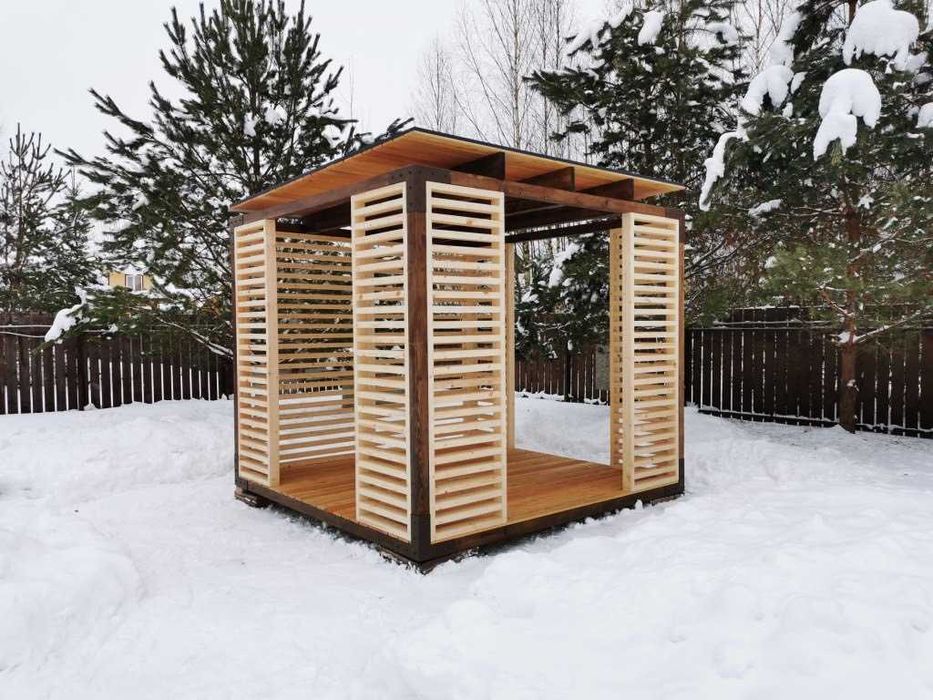 Альтанки та дачні будиночки! Тераси та зони відпочинку під ключ!