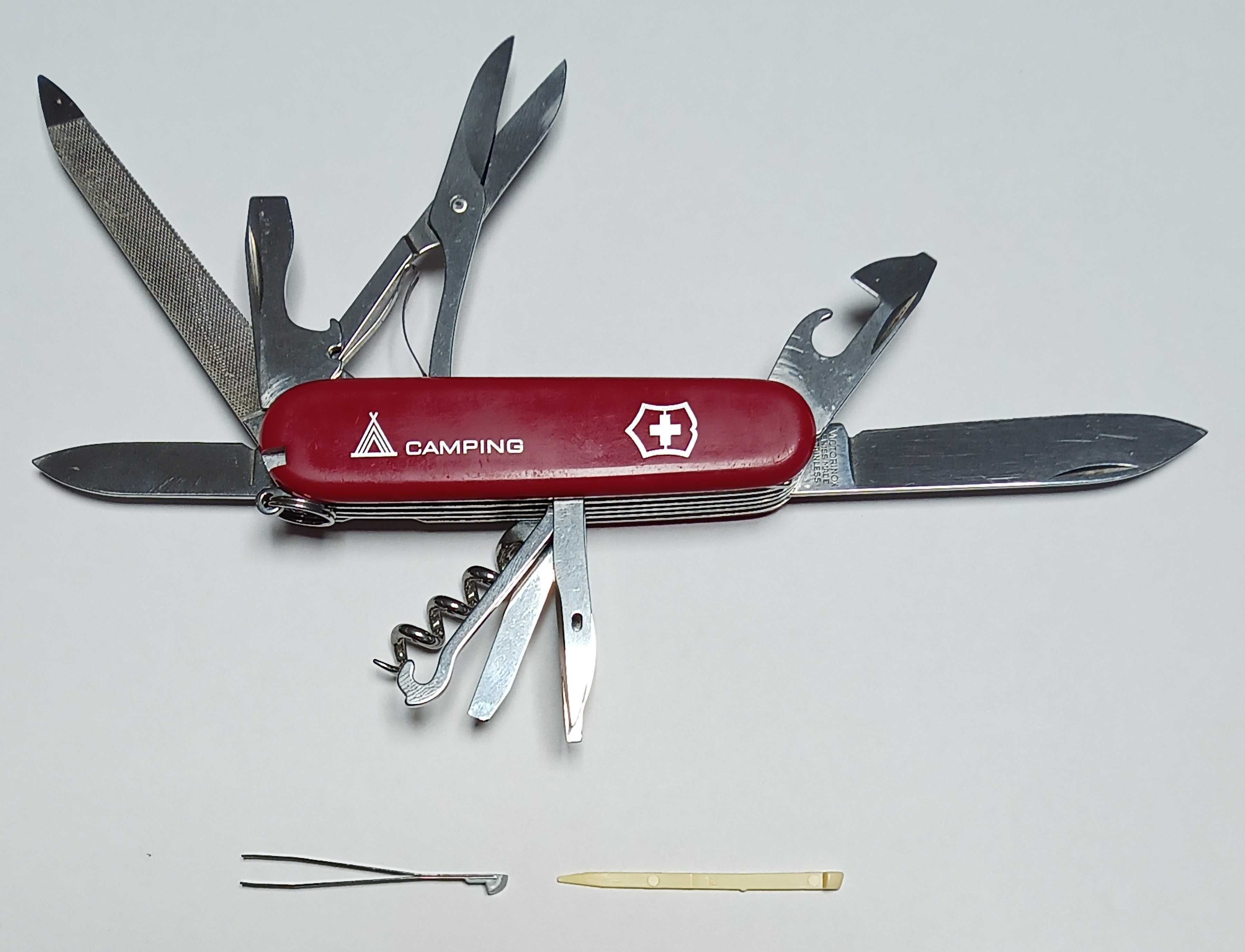 Szwajcarski scyzoryk Victorinox Camping SWISS MADE 17-częściowy