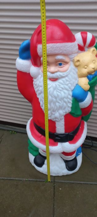 Mikołaj podświetlany na zewnątrz 80 cm. 100cm