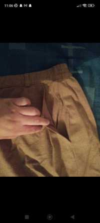 Spódnica koloru brązowego