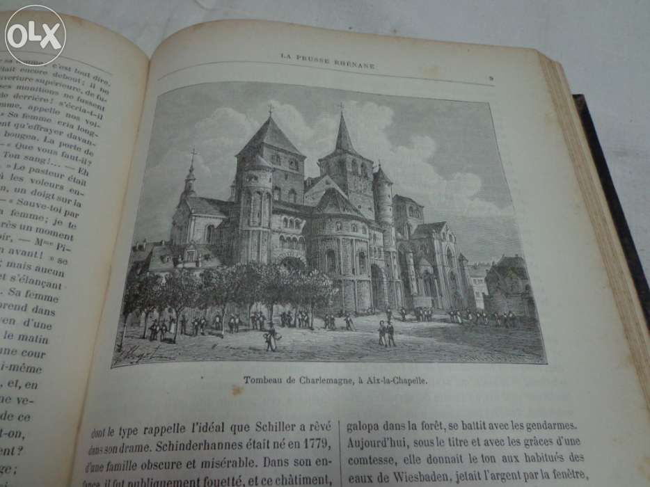 Enciclopédia " L`Allemagne illustrée" 6 volumes ano 1888
