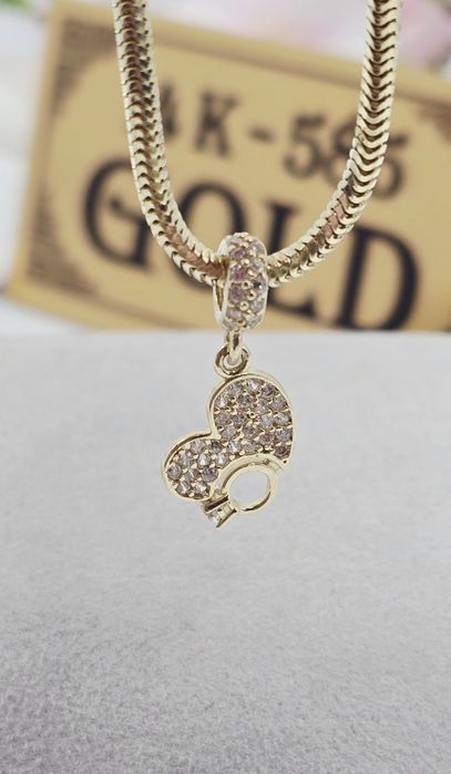 Złoty charms próba 585 14k