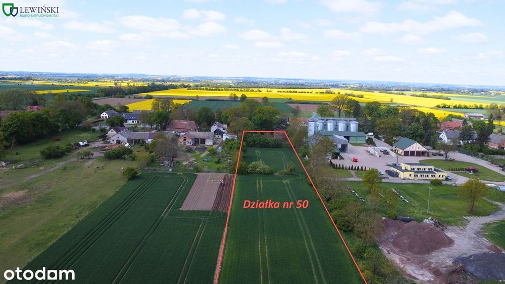 Urokliwa działka rolna 1,8 ha z domem i zabudowaniami–30 km od Gdańska
