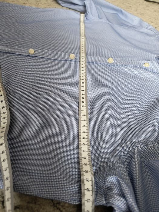 Koszula męska r 43 Lambert Wólczanka niebieska taliowana