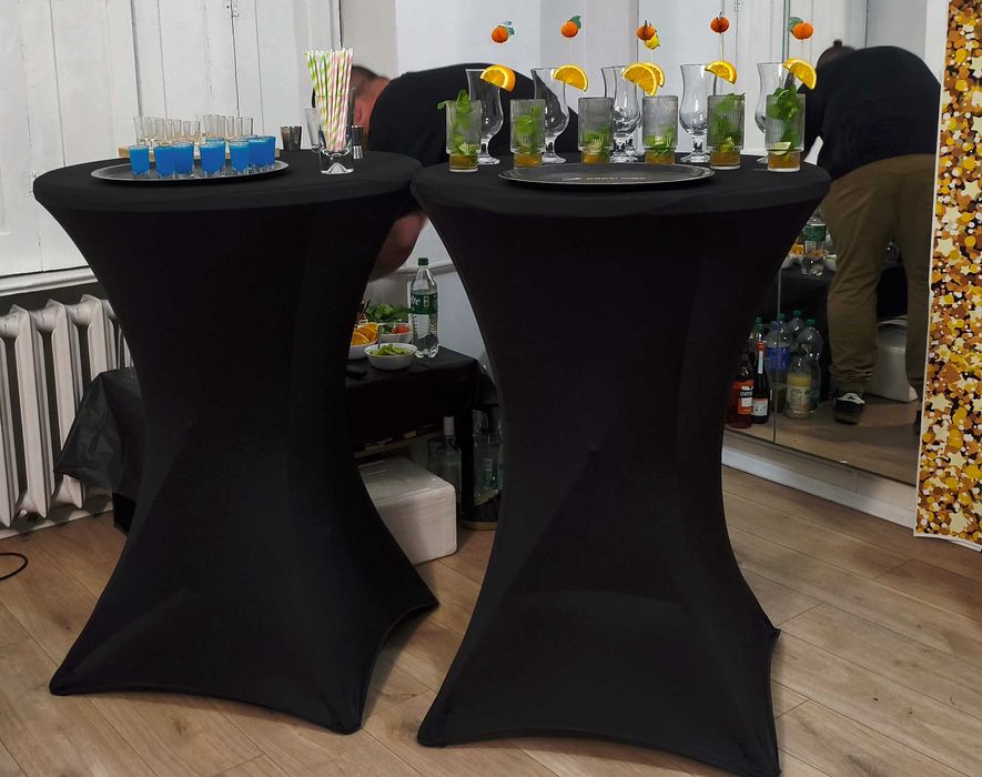 wynajem Stół gastronomiczny cateringowy bankietowy Stoły i krzesła