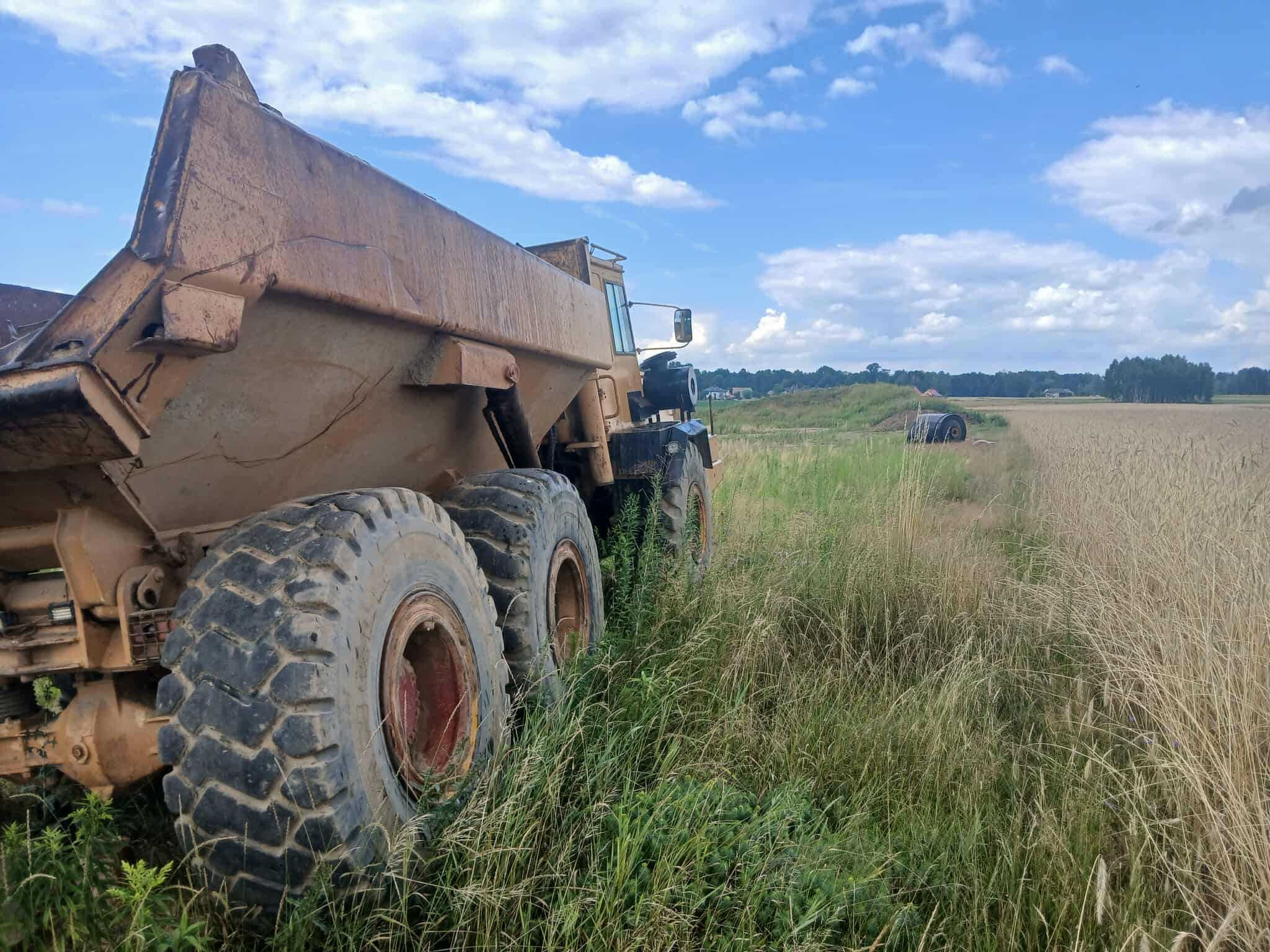 WOZIDŁO technologiczne  O&K TEREX D25 TA30. 6x6.
