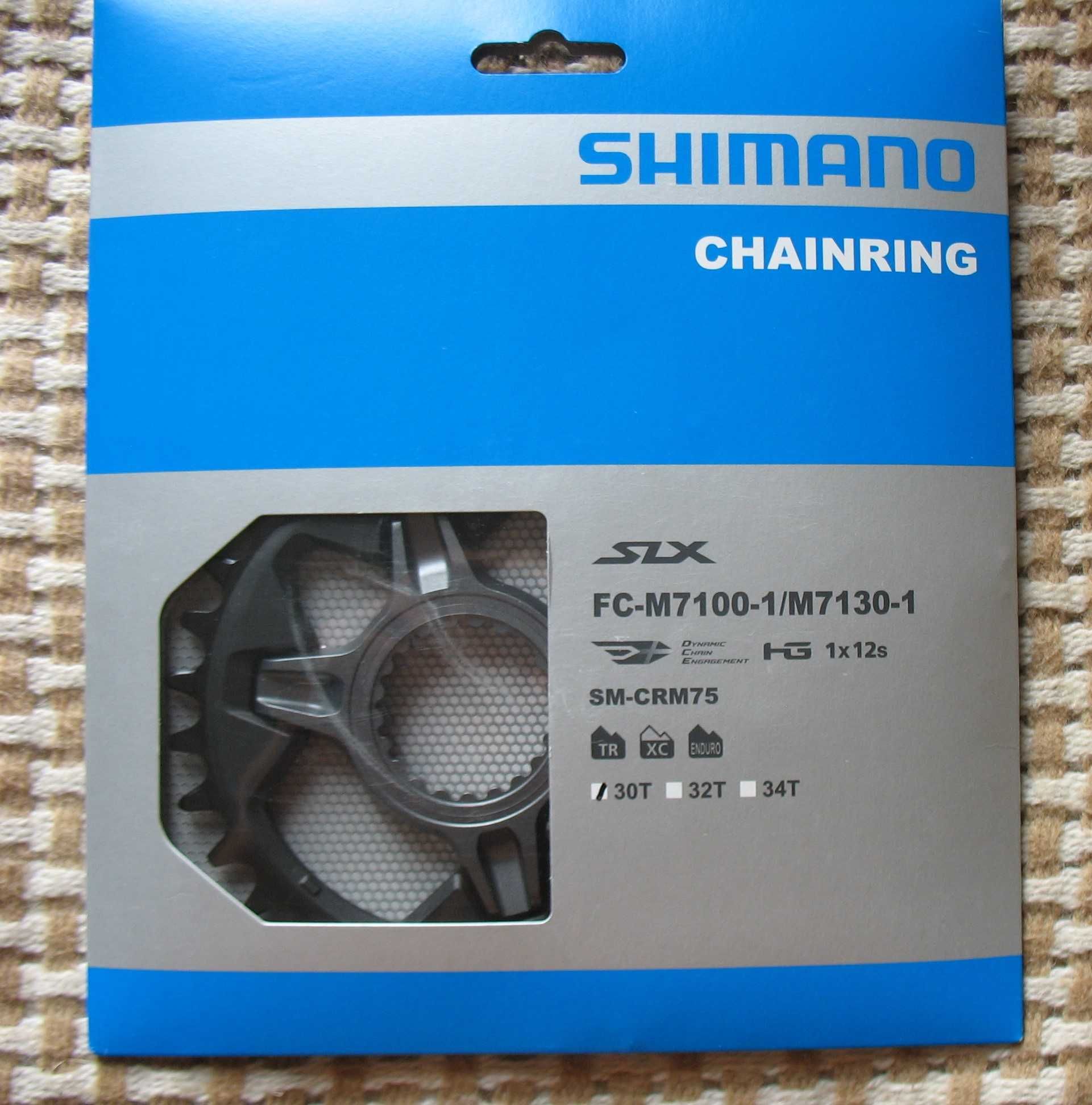 Нова зірка Shimano SLX Direct Mount CRM75, 30T, Chainring, SRAM UDH