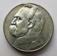 5 zł Józef Piłsudski 1935 Polska srebrna moneta