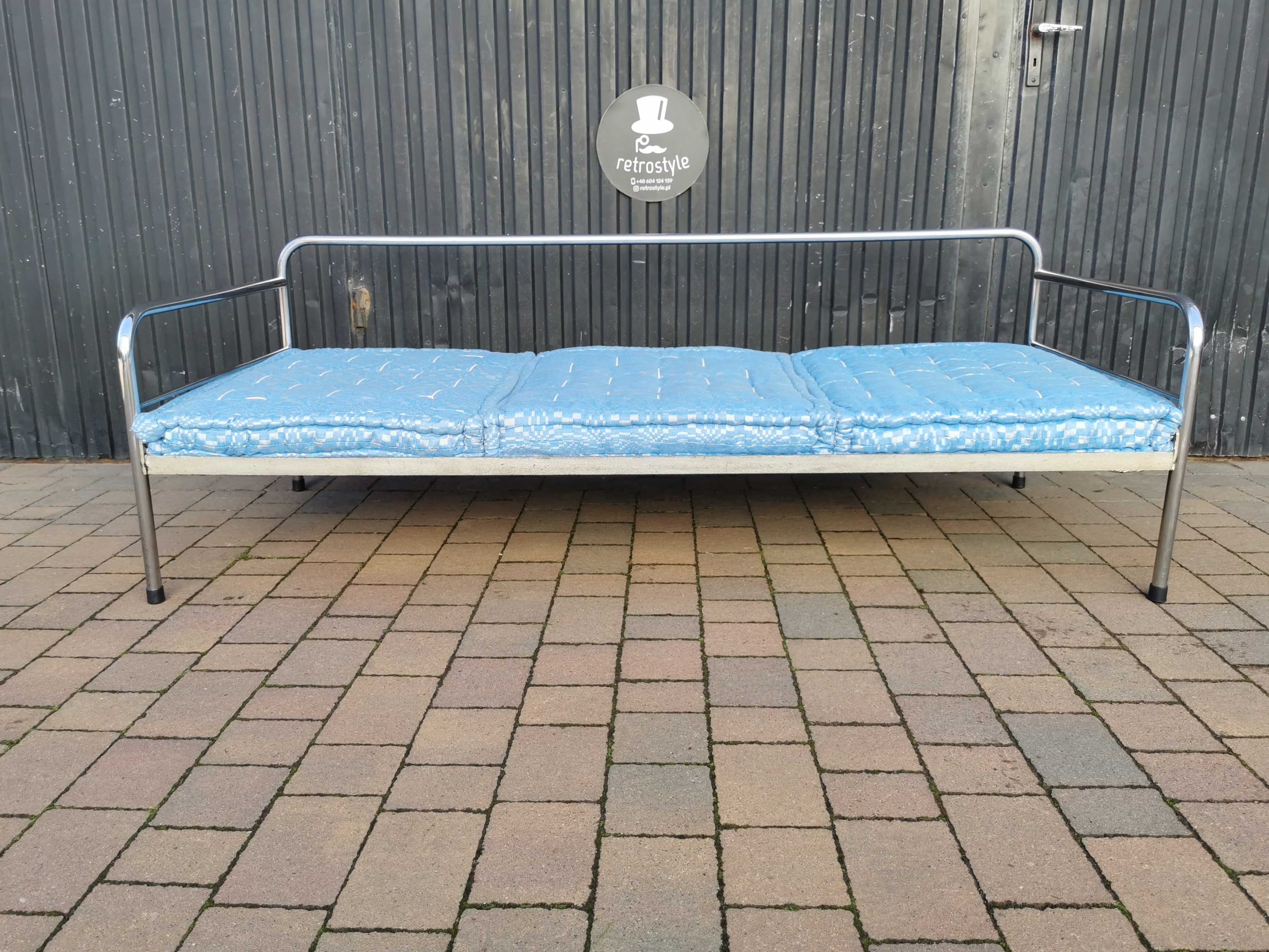 Sofa chrom Hynek Gottwald/ KOVONA Czechosłowacja '30, Bauhaus, RETRO