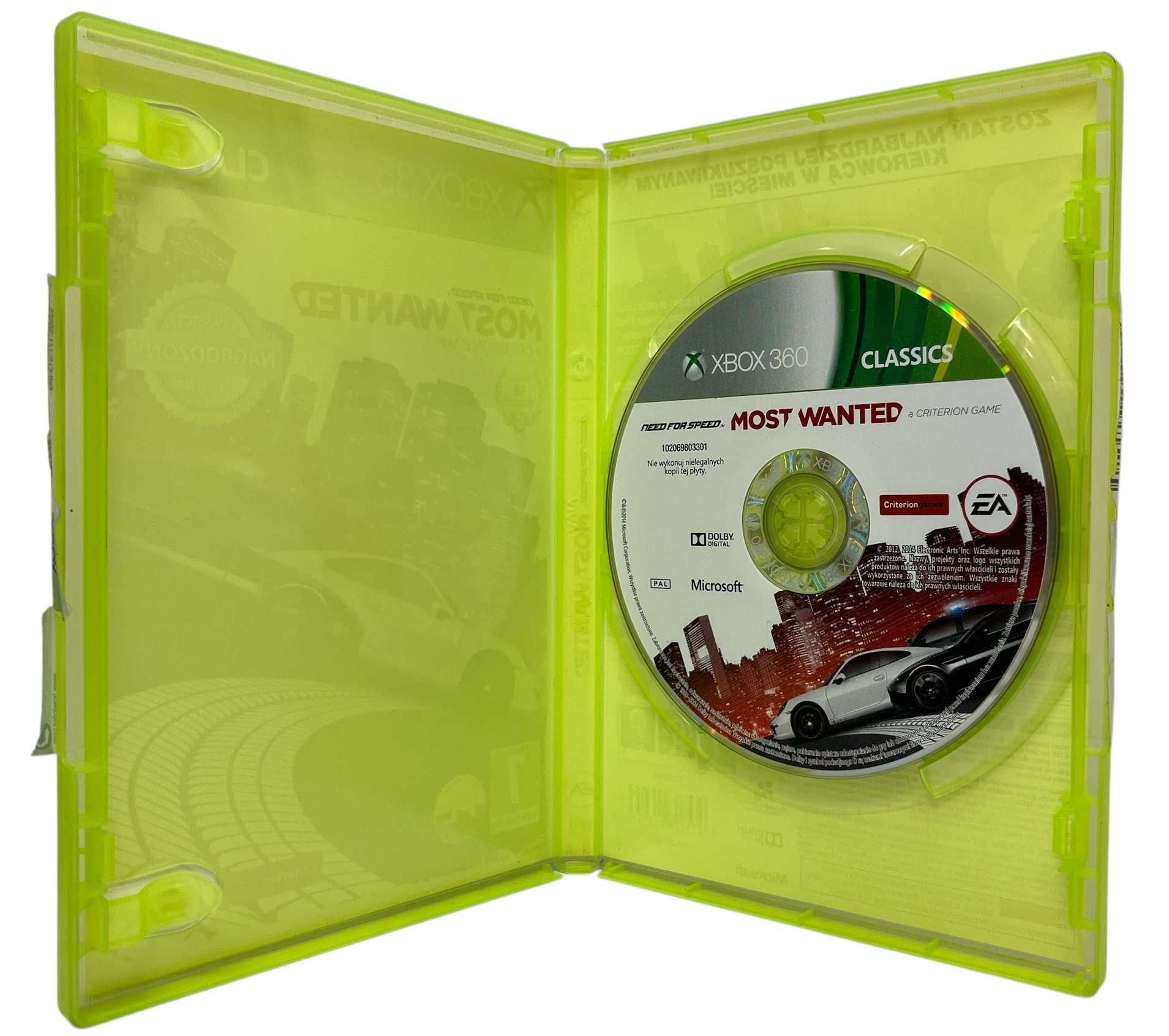 Gra na XBOX360 Need for Speed Most Wanted