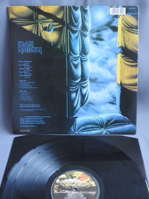 Iron Maiden Piece Of Mind LP 1983 UK пластинка EX Британия 1 press