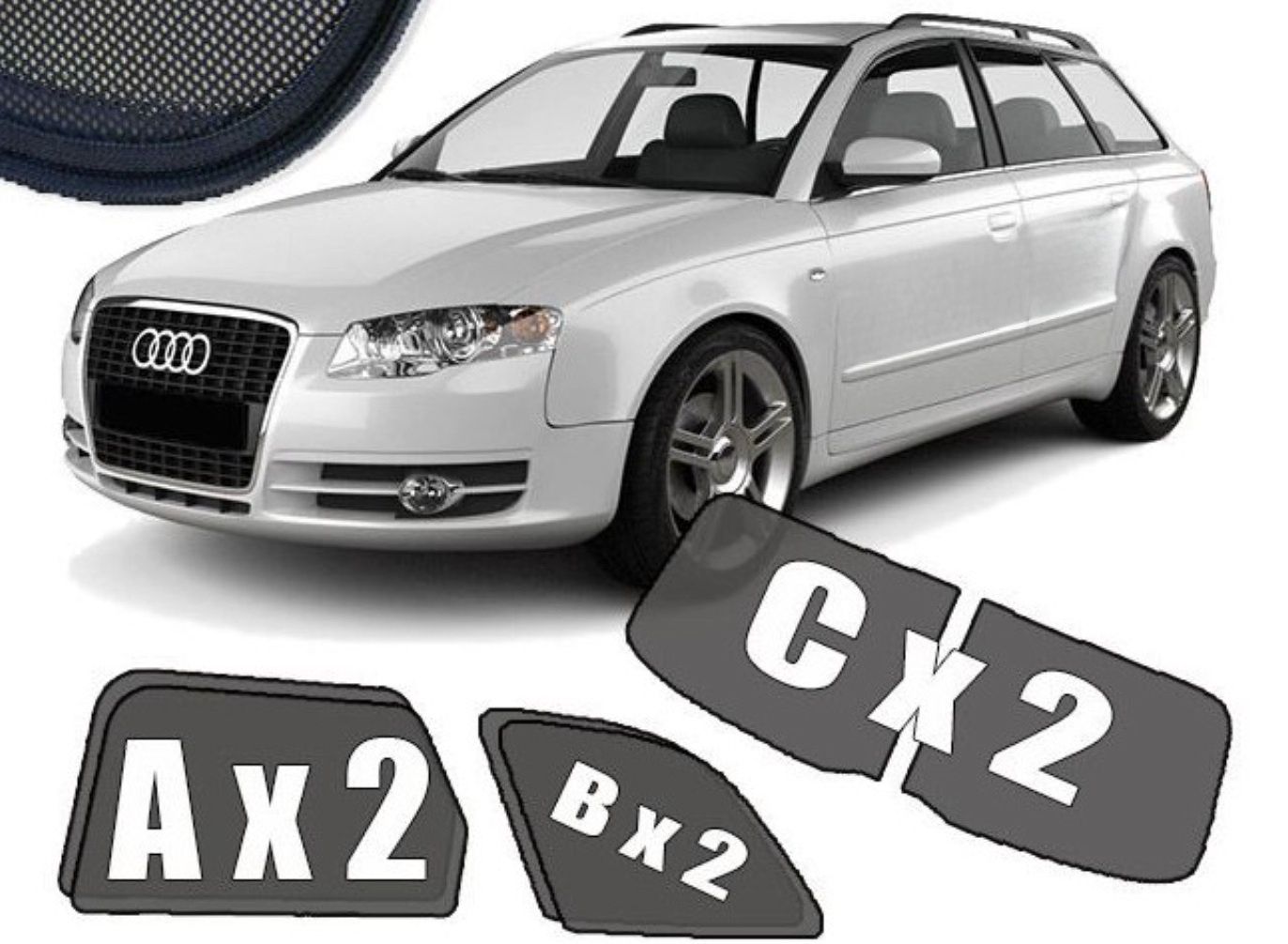 Cortinas solares - Audi A4 B7 avant