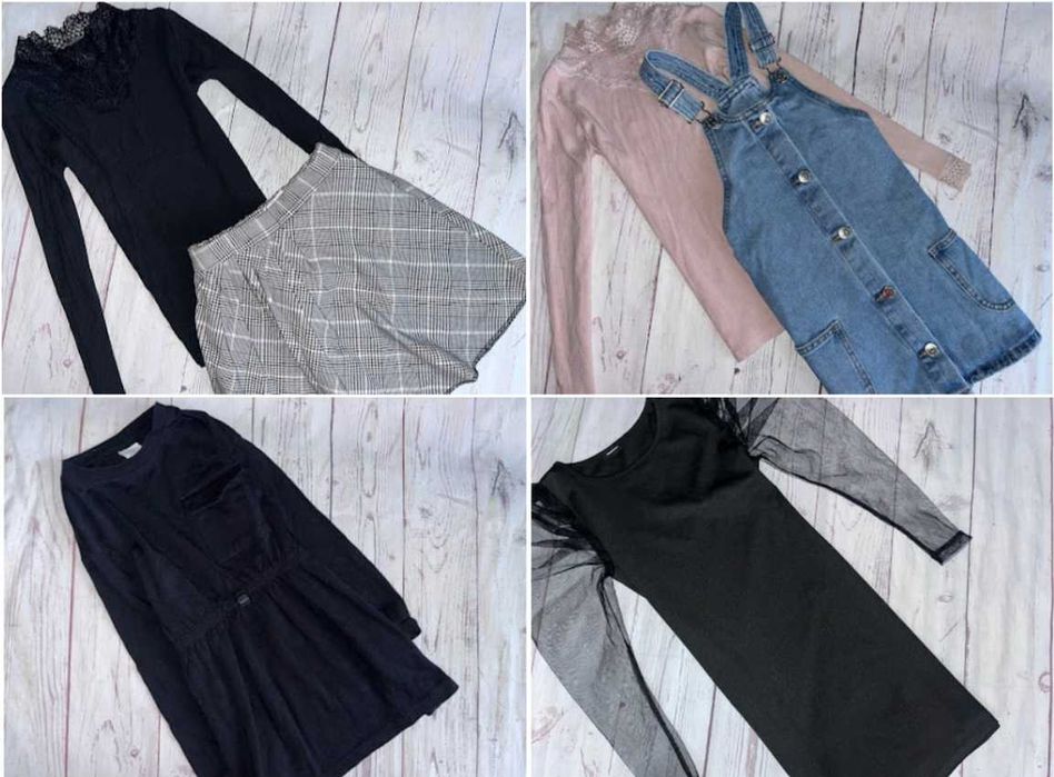 r.122-128 MEGA PAKA 54szt ZESTAW UBRANEK dla dziewczynki zara nike