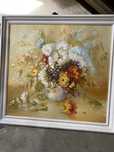 Obraz olejny R. Tyszkiewicz ,,Bukiety " 90cm x 85 cm