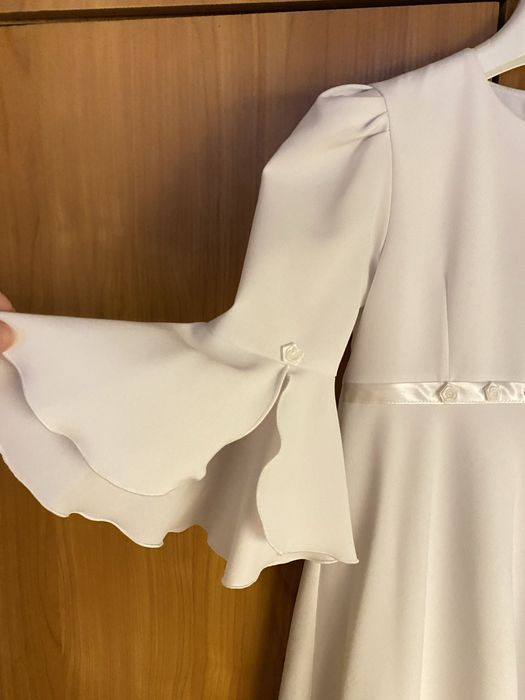 Sukienka komunijna biała unikatowa