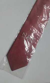 NEK nowy różowy łososiowy krawat męski
